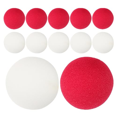 ibasenice Clown-Nasen-Set 20-Teilig Schwamm-Kostümzubehör Für Halloween- Und Weihnachtsfeiern Rot/Weiß Großpackung ibasenice Clown-Nasen-Set 20-Teilig Schwamm-Kostümzubehör Für Halloween- Und Weihnachtsfeiern Rot/Weiß Großpackung von ibasenice