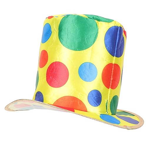 ibasenice Clown-hut Clown-kostüm Gruseliger Halloween-hut Halloween-zylinder Zirkus-partyhüte Kopfbedeckung Kappe Clownhut Für Erwachsene Clownkostüm Für Karnevalshüte Polyester von ibasenice