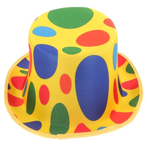 ibasenice Clownhut aus Atmungsaktivem Vliesstoff Leichter Bühnenhut für Erwachsene Unisex Cosplay Karneval Party Kostüm Zubehör Langlebig und Komfortabel für Auftritte und Fasching ibasenice Clownhut aus Atmungsaktivem Vliesstoff Leichter Bühnenhut für Erwachsene Unisex Cosplay Karneval Party Kostüm Zubehör Langlebig und Komfortabel für Auftritte und Fasching von ibasenice