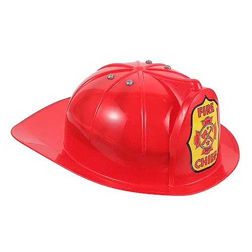 ibasenice Feuerwehrhut Aus Kunststoff Feuerwehrhut Für Kinder Feuerwehrmann-kostümzubehör ibasenice Feuerwehrhut Aus Kunststoff Feuerwehrhut Für Kinder Feuerwehrmann-kostümzubehör von ibasenice