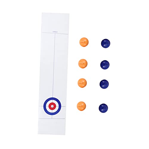 ibasenice Curling-spielset Für Jungen Und Mädchen Lernspielzeug Vlies-Kunststoff Kompaktes Design von ibasenice