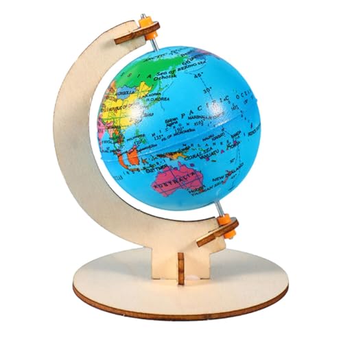 ibasenice DIY Holz Weltkugel für Pädagogisches Bastelset für Unterricht Dekoration Stabiler Stand für Einfache Rotation und Erkundung Fördert Kreativität und Geografisches Lernen für Jungen ibasenice DIY Holz Weltkugel für Pädagogisches Bastelset für Unterricht Dekoration Stabiler Stand für Einfache Rotation und Erkundung Fördert Kreativität und Geografisches Lernen für Jungen von ibasenice