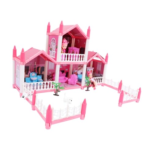 ibasenice DIY Puppenhaus Bausatz Prinzessinnen Schloss Modell mit LED Licht Einfach zu Montieren Fördert Kreativität und Vorstellungskraft für Farberkennung und Taktilen Entwicklung ibasenice DIY Puppenhaus Bausatz Prinzessinnen Schloss Modell mit LED Licht Einfach zu Montieren Fördert Kreativität und Vorstellungskraft für Farberkennung und Taktilen Entwicklung von ibasenice
