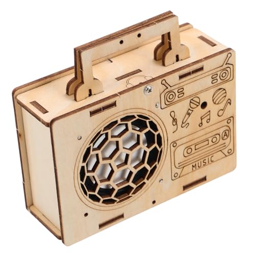 ibasenice DIY Radio Bausatz für Stem aus Holz für Lernen Vollständiges für Wissenschaftliche Experimente und Kreative Bastelprojekte Sicheres Material Fördert Feinmotorik ibasenice DIY Radio Bausatz für Stem aus Holz für Lernen Vollständiges für Wissenschaftliche Experimente und Kreative Bastelprojekte Sicheres Material Fördert Feinmotorik von ibasenice
