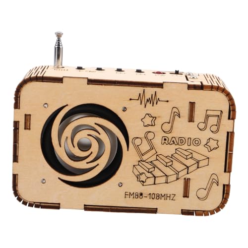 ibasenice DIY Radio Kit Wissenschaftsprojekt Naturwissenschaften Elektronik und Hand Augen Koordination Holz Bausatz für Kreative Experimente und Lernen ibasenice DIY Radio Kit Wissenschaftsprojekt Naturwissenschaften Elektronik und Hand Augen Koordination Holz Bausatz für Kreative Experimente und Lernen von ibasenice