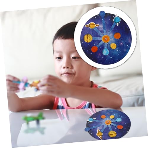 ibasenice DIY Sonnensystem Modellset für Ab Jahren Realistisches Verschleißfestes Planetensystem Lernspielzeug für Frühe Wissenschaftserfahrung und Weltraumentdeckung im Klassenzimmer und von ibasenice