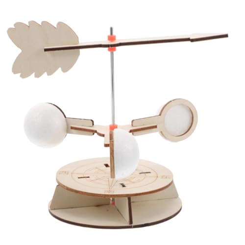 ibasenice DIY Windspiel Bausatz für Holz Windrichtungserkennung für Kreative Experimente im Freien Präzise Windmessung und Spaß Beim Basteln für Junge von ibasenice