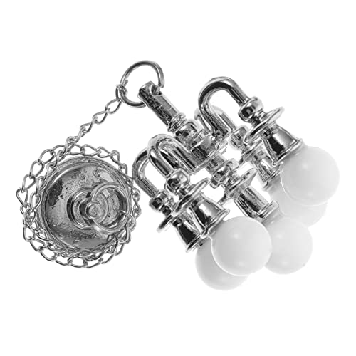 ibasenice Deckenlampe für Puppenhaus Hängelampe mit Weißem Ball Dekoration für Szenen Puppenhaus Zubehör Charmante Raumbeleuchtung für Kinderzimmer von ibasenice