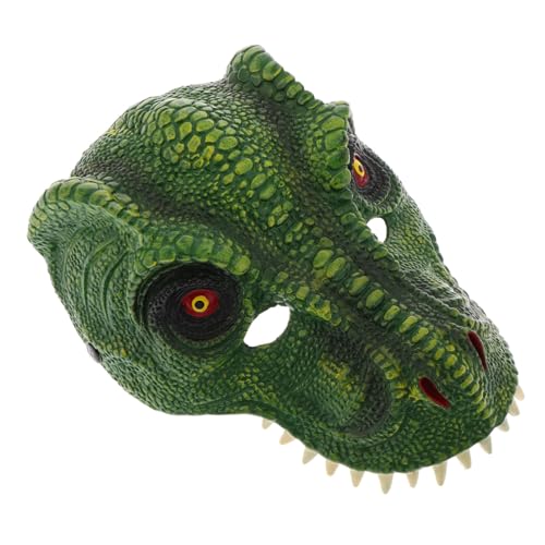 ibasenice Dinosaurier Maske Tyrannosaurus Kostüm für Realistische Cosplay Maske für Halloween Karneval und Themenpartys Wiederverwendbar und Sicher im Sitz von ibasenice