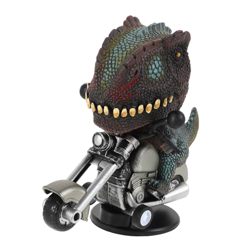 ibasenice Dinosaurier Modell Kreative Dekoration für Autos Rotierendes Motorbike Einzigartiges Design für Sammler und Auffällig ibasenice Dinosaurier Modell Kreative Dekoration für Autos Rotierendes Motorbike Einzigartiges Design für Sammler und Auffällig von ibasenice
