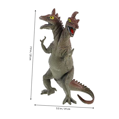 ibasenice Dinosaurier Modell Mit Sound Doppelkopf Für Interaktives Dinosaurier Für Kreative Abenteuer Und Geburtstagsfeiern Ideal Als Mitgebsel Oder von ibasenice