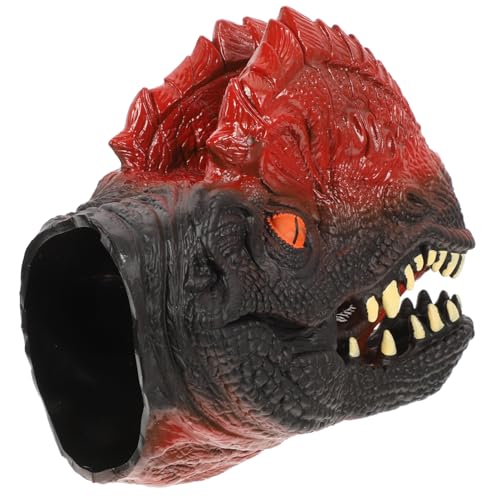 ibasenice Dinosaurier-handpuppe Kinderspielzeug Handspielzeug Handpuppe Als Rollenspiel Handpuppen Für Geschichte Sprechende Handpuppe Puppen Für Kleinkinder Tierpuppen Weiches Gummi von ibasenice