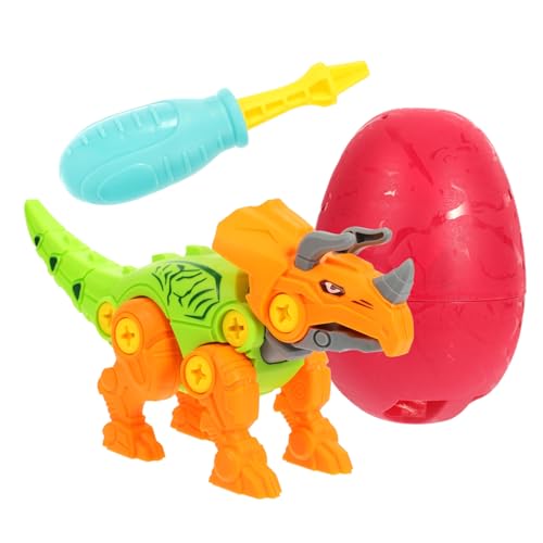 ibasenice Dinosaurier mit Schrauben DIY Montagespielzeug aus Sicherem Kunststoff Lernspielzeug für Jungen Ab Jahren Inklusive Dinosaurier Ei und Triceratops Farblich Zufällige Farbe ibasenice Dinosaurier mit Schrauben DIY Montagespielzeug aus Sicherem Kunststoff Lernspielzeug für Jungen Ab Jahren Inklusive Dinosaurier Ei und Triceratops Farblich Zufällige Farbe von ibasenice