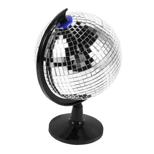 ibasenice Disco Ball Stil für Bürodekoration Einzigartiger Rotierender Spiegelkugel für Stilvolle Schreibtischaccessoires Silber ibasenice Disco Ball Stil für Bürodekoration Einzigartiger Rotierender Spiegelkugel für Stilvolle Schreibtischaccessoires Silber von ibasenice