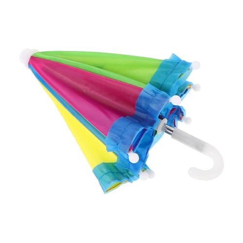 ibasenice Doll Toy Umbrella Kleine Regenbogen Regenschirme für Puppen für Puppenhaus Dekoration und Fotografie Farbenfroh ibasenice Doll Toy Umbrella Kleine Regenbogen Regenschirme für Puppen für Puppenhaus Dekoration und Fotografie Farbenfroh von ibasenice