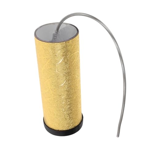ibasenice Donnerrohr Trommel musikalisches Instrument Schlagzeug klein Angebot für den Musikunterricht Zweigtrommel Sinnesröhre Donnertrommel Donnermacher Metall Brown von ibasenice
