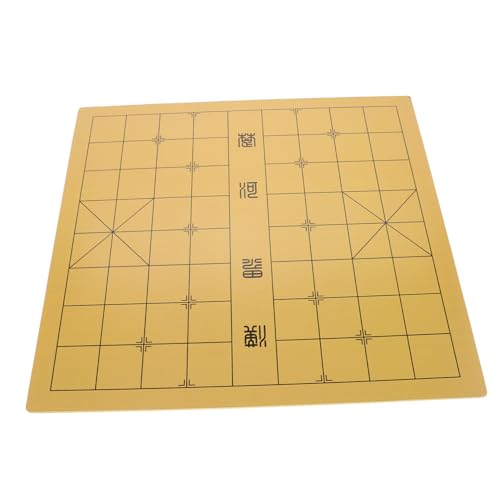 ibasenice Doppelseitiges Schachbrett aus Multifunktionales Schachspiel für Chinesisches Schach und Gobang Brettspiel für Familie und Freunde Kompakt und Langlebig ibasenice Doppelseitiges Schachbrett aus Multifunktionales Schachspiel für Chinesisches Schach und Gobang Brettspiel für Familie und Freunde Kompakt und Langlebig von ibasenice