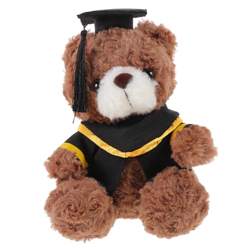 ibasenice Dr. Bärenpuppe Plüsch-abschlussbärenpuppe Kleine Bärenpuppe Plüschbär Plüsch-abschlussbär- Abschluss Bär Stofftier Bär Zum Abschluss Pp Baumwolle von ibasenice