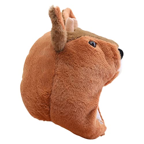 ibasenice Dummer Rehhut -hut Cowboyhut Stroh Niedliche Plüschtierhüte -cowboy-hut Lustiger Tierhut Weihnachtsfeier Hut Trucker-mützen Hüte Für Nutztiere Haube Pp Baumwolle Brown von ibasenice