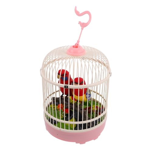 ibasenice Interaktives Zwitscherndes Vogelkäfigspielzeug Realistische Simulation Vogelgeräuschaktivierung Für Kinder Für Das Home Office von ibasenice