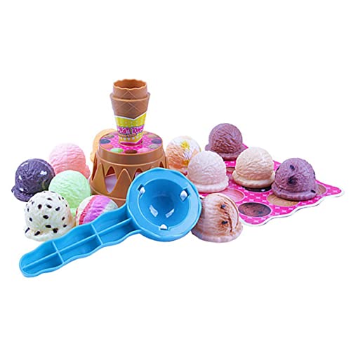 ibasenice Eisspielzeug Set Mit Schaufel Realistisches Eiscreme Für Inklusive Waffel Und Toppings Ideales Für Kleine Eisdielen Fans Und Spielvergnügen Im Freien von ibasenice