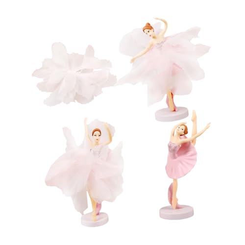 ibasenice Elegante Ballerina Tortendeko Teiliges Set mit Rosa Ballerina Figuren und Rosa Tüllblättern Kreative Kuchendekoration für Geburtstag Kommunion Tanzmotto Vielseitig als ibasenice Elegante Ballerina Tortendeko Teiliges Set mit Rosa Ballerina Figuren und Rosa Tüllblättern Kreative Kuchendekoration für Geburtstag Kommunion Tanzmotto Vielseitig als von ibasenice