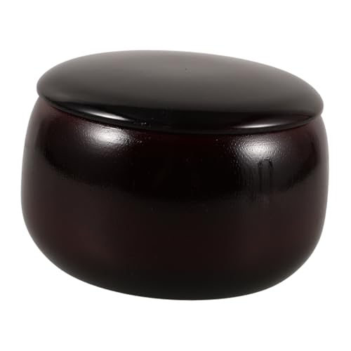 ibasenice Elegante Go Spiel Aufbewahrungsbox aus Rotem Nanmu Bambus Großer Stauraum für Schachsteine und Gobang Vielseitig für Schüler und Go enthusiasten Aller Altersgruppen Geeignet von ibasenice