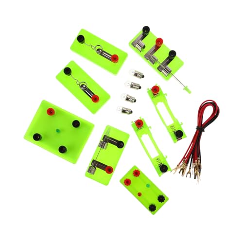 ibasenice Elektrischer Experimentiersatz Lernset für Stromkreise Wissenschafts-Kit Physik experimente Elektrotechnik Lernset Mini-Motor-Kit Stromkreisleitungen für Metall Green ibasenice Elektrischer Experimentiersatz Lernset für Stromkreise Wissenschafts-Kit Physik experimente Elektrotechnik Lernset Mini-Motor-Kit Stromkreisleitungen für Metall Green von ibasenice