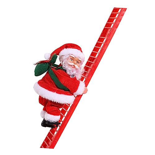 ibasenice Elektrischer Kletternder Weihnachtsmann mit Musik Niedliches Plüschspielzeug für Weihnachten Hängende Dekoration und Fotorequisiten ibasenice Elektrischer Kletternder Weihnachtsmann mit Musik Niedliches Plüschspielzeug für Weihnachten Hängende Dekoration und Fotorequisiten von ibasenice