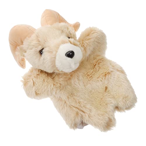 ibasenice Entzückende Ziegenhandpuppe Aus Interaktive Handpuppe Für Geschichten Und Puppenspiele Für Kreative Spiele Und Pädagogisches Lernen von ibasenice