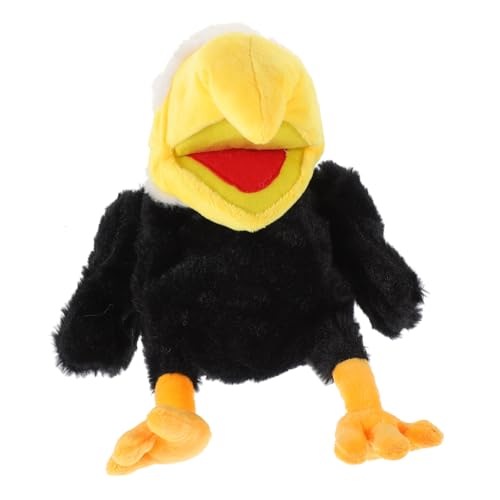 ibasenice Eulen Handpuppe Papageienspielzeug Puppen Marionetten Kinderspielzeug Frühes Lernspielzeug Entzückende Handpuppe Rollenspiel Handpuppe Interaktive Handpuppe von ibasenice