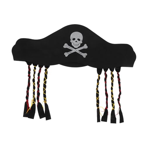 ibasenice Piratenhut-zöpfe Dreadlocks Cosplay-perücke Für Erwachsene Halloween-accessoire von ibasenice