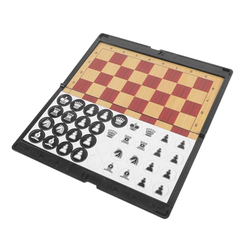 ibasenice Faltbares Magnetisches Reiseschachspiel aus PVC Leichtes Tragbares Schachbrett mit Klappdesign für Erwachsene und Unterwegs Platzsparend und Langlebig ibasenice Faltbares Magnetisches Reiseschachspiel aus PVC Leichtes Tragbares Schachbrett mit Klappdesign für Erwachsene und Unterwegs Platzsparend und Langlebig von ibasenice