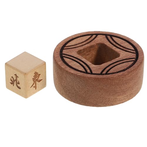 ibasenice Fengzhuang Windrichtungswürfel Mahjong Würfel Amerikanischer Mahjong Windindikator Chinesisches Brettspiel Mahjong Zubehör Brettspielwürfel Party Zubehör Würfel Aus von ibasenice