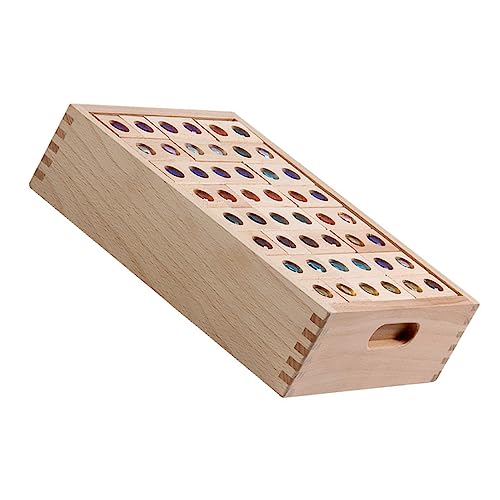 ibasenice Fingerspitzen Puzzlespielzeug aus Hellbraun Umweltfreundliches für Fördert Kreativität und Logisches für Eltern Interaktion ibasenice Fingerspitzen Puzzlespielzeug aus Hellbraun Umweltfreundliches für Fördert Kreativität und Logisches für Eltern Interaktion von ibasenice