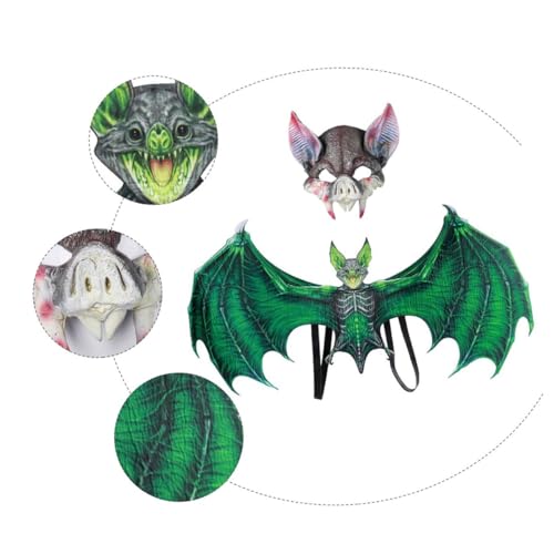 ibasenice Fledermaus Kostüm Für Halloween Vampir Maske Mit Flügeln Für Kostümpartys Karneval Und Cosplay Erwachsenengröße Für Maskeraden Und Festlichkeiten von ibasenice