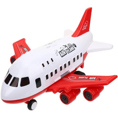 ibasenice Spielzeug Für Kinder Kinderflugzeug Kleinkind-lernspielzeug Babyflugzeug Manuell Bewegliches Flugzeug von ibasenice
