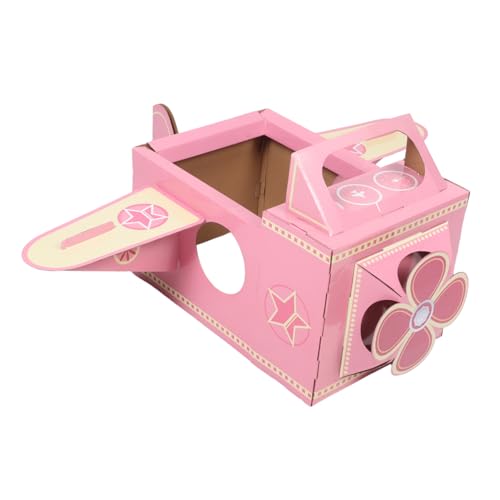 ibasenice Flugzeugspielzeug Für Kleinkinder, Tragbarer Karton-konstruktionssatz Zum Basteln Von Papierflugzeugen Zum Selbermachen, REGT Die Fantasie An, Ideal Zum Spielen Und Verkleiden von ibasenice