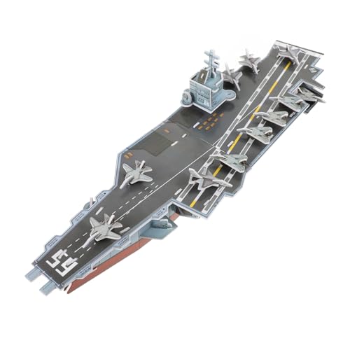 ibasenice Pädagogisches Puzzle Flugzeugträger-modellbausatz Für Erwachsene Und Kinder Metallbausatz von ibasenice