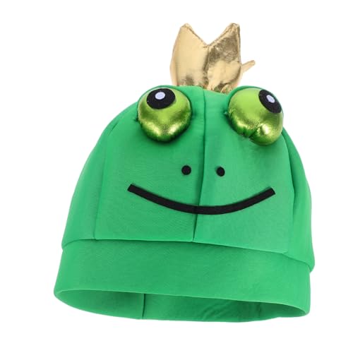 ibasenice Froschkopf Hut Animal Headgear Leichtes Kostüm Halloween Karneval Party Kopfbedeckung Unisex für Fotoshooting Bühnenauftritte ibasenice Froschkopf Hut Animal Headgear Leichtes Kostüm Halloween Karneval Party Kopfbedeckung Unisex für Fotoshooting Bühnenauftritte von ibasenice