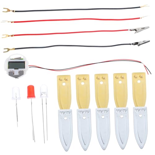 ibasenice Fruchtbatterie Experimentierkasten für Schüler DIY Obstbatterie Wissenschaftsset mit Metall Kupferelektroden Pädagogisches Stromerzeugungs kit für Ab Jahren Kreatives von ibasenice