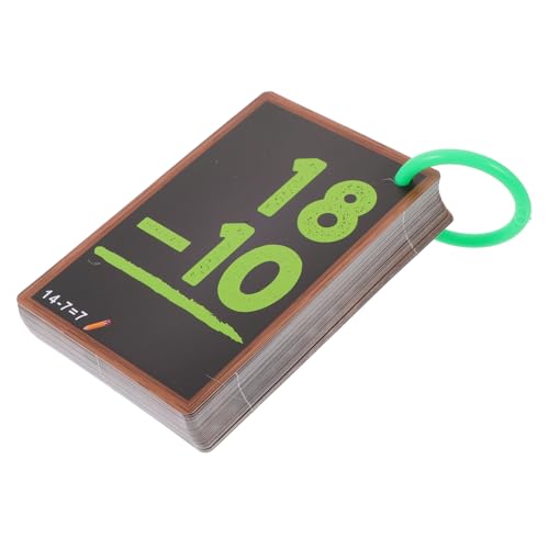 ibasenice Frühe Lernkarten Mathematik Subtraktion für Sichere Papierkarten mit Klaren Zahlen Bunte Gestaltung Interaktive Lernspiele für Vorschule und Grundschule Fördert Mathematisches von ibasenice