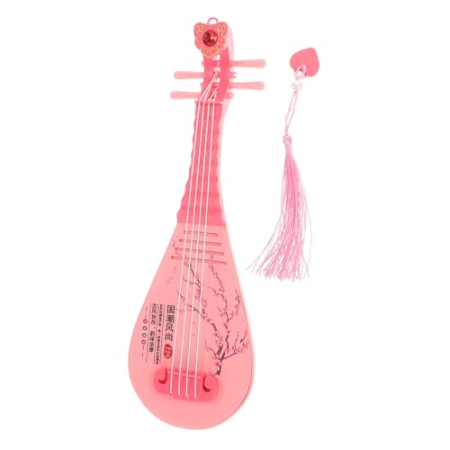 ibasenice Frühkindliche Bildung Pipa Laute Lernspielzeug Interaktive Musikinstrumente interaktives Pipa -Pipa Pipa - Plastik Rosa von ibasenice