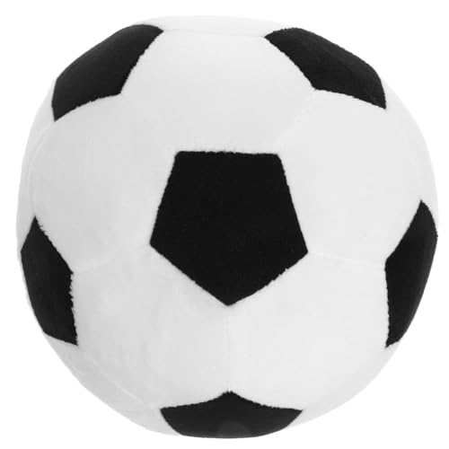 ibasenice Fußball-Plüschkissen, Plüschtier in Fußballform, Fußball-Plüschkissen, Cartoon-Fußball-Plüschspielzeug, sicherer Fußball ibasenice Fußball-Plüschkissen, Plüschtier in Fußballform, Fußball-Plüschkissen, Cartoon-Fußball-Plüschspielzeug, sicherer Fußball von ibasenice