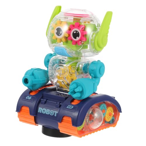 ibasenice Getriebe Roboter interaktives Robots for Toys for Children Toys musikspielzeug Kinderspielzeug Jungs- Elektro Laufroboter Partygeschenk Abs von ibasenice
