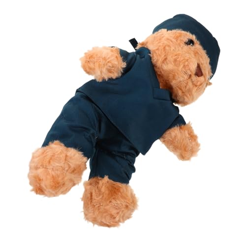 ibasenice Graduation mit Detailliertem Krankenschwester Outfit Weiches Plüschtier als für Pflege Absolventen Medizinstudenten von Schulabschluss und Karrierebeginn von ibasenice