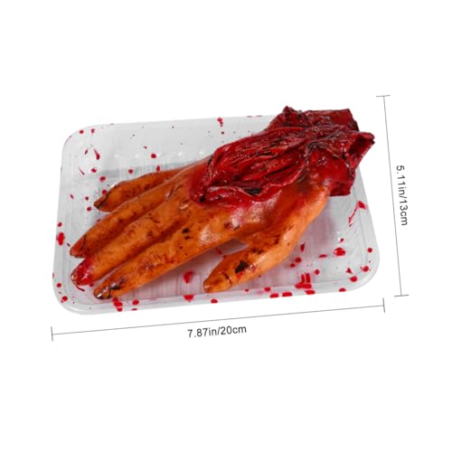 ibasenice Gruselige Halloween Simulation Hand Realistische Horror Requisite für Streiche und Dekoration für Partys und Geisterhäuser von ibasenice