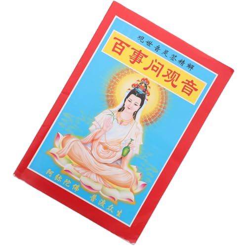 ibasenice Buddhistisches Wahrsagungbuch-Set Tempel-wahrsager-Requisiten Für Den Buddhismus Und Spiele ibasenice Buddhistisches Wahrsagungbuch-Set Tempel-wahrsager-Requisiten Für Den Buddhismus Und Spiele von ibasenice