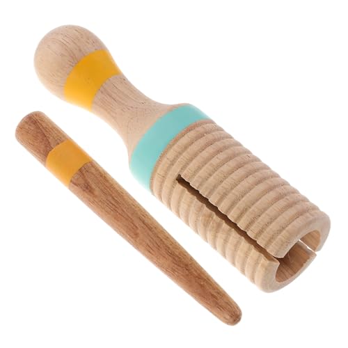 ibasenice Guiro-Instrument Aus Holz Für Kinder, Orff-schlaginstrument Mit Rhythmusstäben, Musikspielzeug, Ideal Für Das Musikalische Lernen Im Vorschulalter Und Die Interaktion Mit Der von ibasenice
