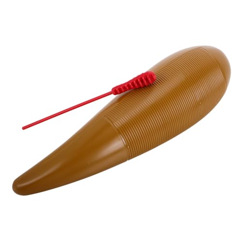 ibasenice Guiro Instrument Fischform Lateinamerikanisches Percussion-Musikinstrument Für Mädchen Fördert Kreativität Und Motorische Fähigkeiten Für Frühkindliche Und Musikspiele von ibasenice